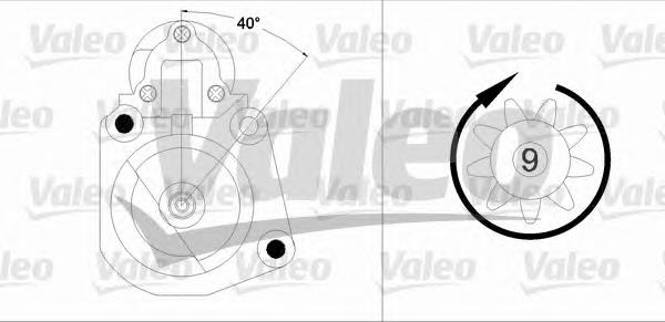 458190 VALEO motor de arranco