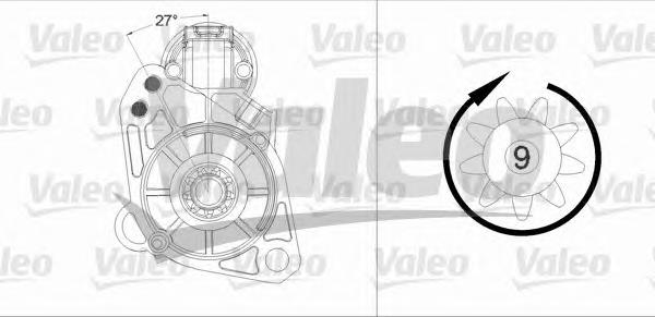 458186 VALEO motor de arranco