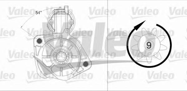 458231 VALEO motor de arranco