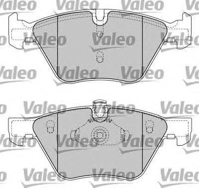 Передние тормозные колодки 598640 VALEO