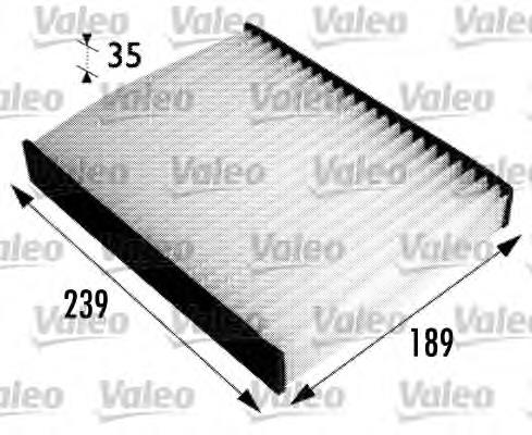 698694 VALEO Внутрисалонный фильтр