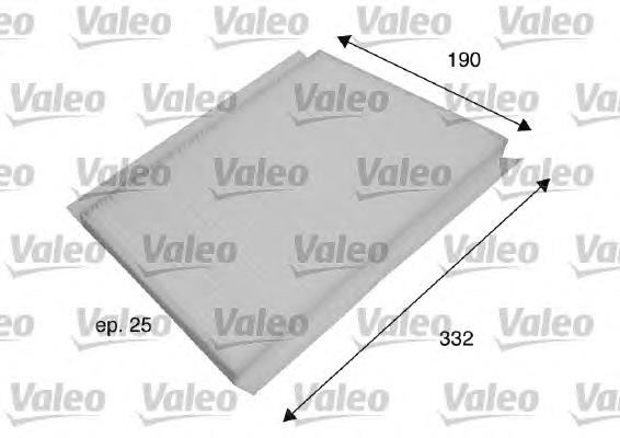 698701 VALEO Внутрисалонный фильтр