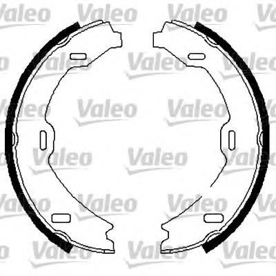 564007 VALEO sapatas do freio de estacionamento