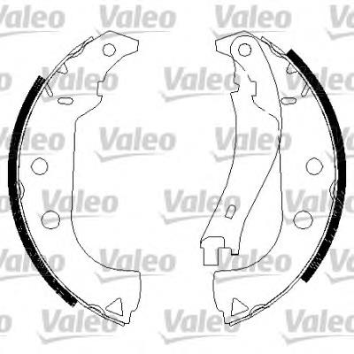 562787 VALEO sapatas do freio traseiras de tambor