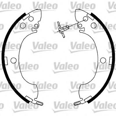 564022 VALEO sapatas do freio traseiras de tambor