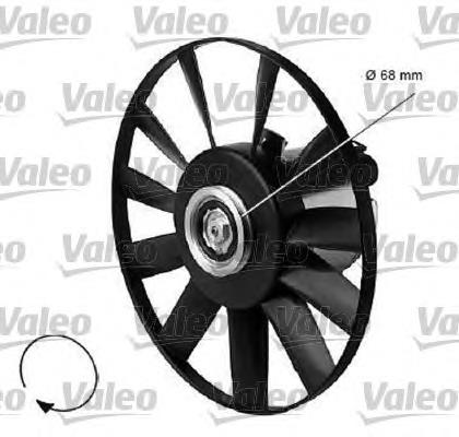 696067 VALEO ventilador elétrico de esfriamento montado (motor + roda de aletas)