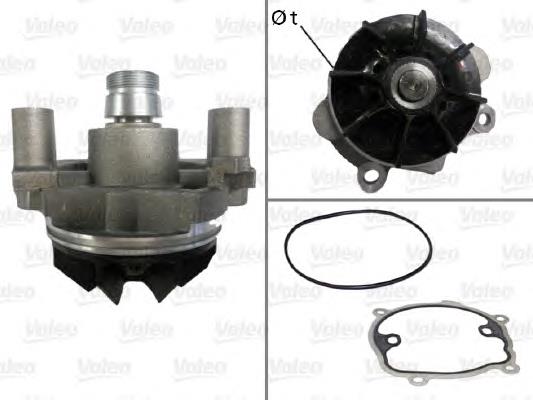 506709 VALEO bomba de água (bomba de esfriamento)