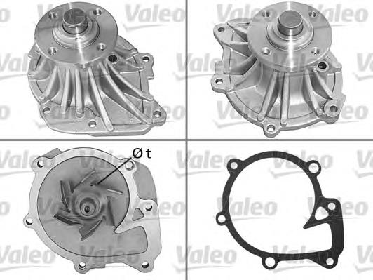 506691 VALEO bomba de água (bomba de esfriamento)