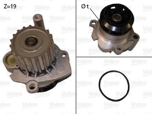 506701 VALEO bomba de água (bomba de esfriamento)