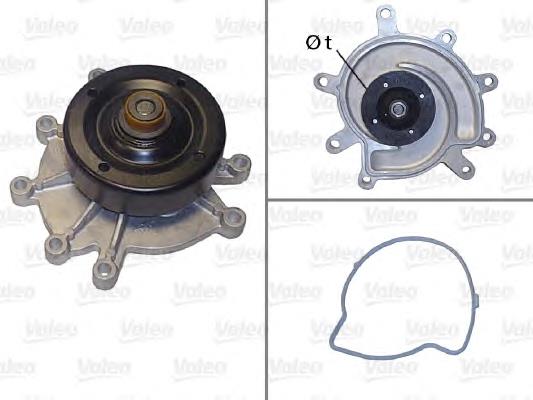 506823 VALEO bomba de água (bomba de esfriamento)