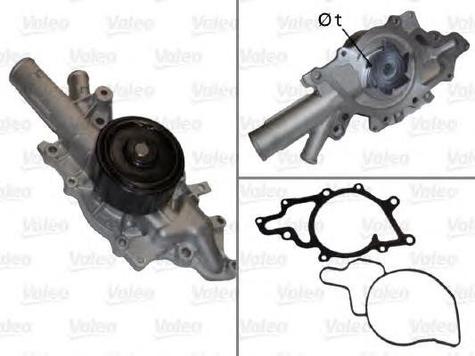 506676 VALEO bomba de água (bomba de esfriamento)