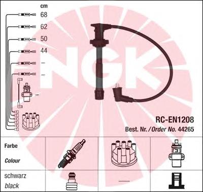 44265 NGK fios de alta voltagem, kit