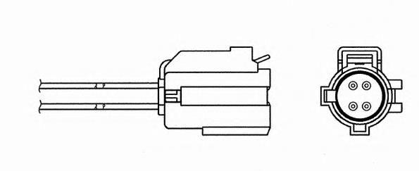 Sonda lambda, sensor de oxigênio 6385 NGK