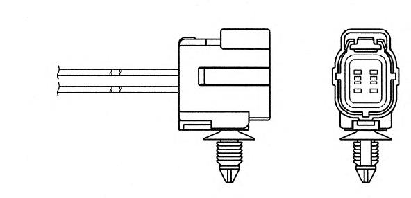 Sonda lambda, sensor de oxigênio 0367 NGK