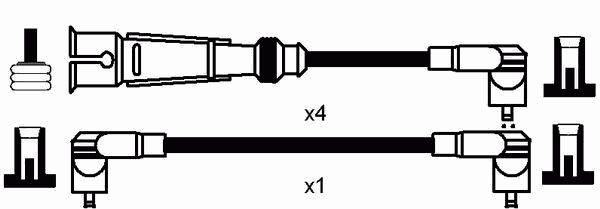 7313 NGK fios de alta voltagem, kit