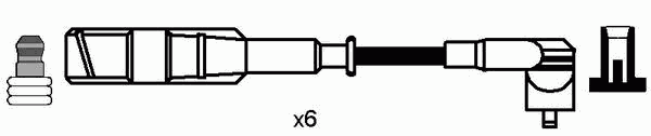 0932 NGK fios de alta voltagem, kit