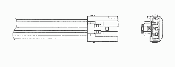 97378 NGK sonda lambda, sensor de oxigênio depois de catalisador