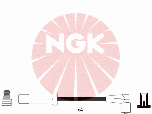 4054 NGK fios de alta voltagem, kit