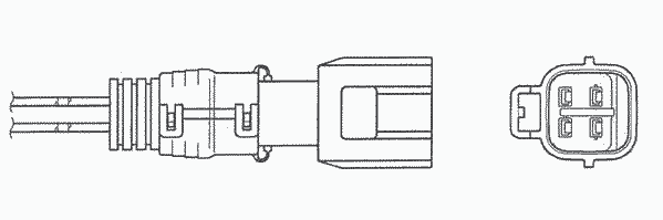 77604 FAE sonda lambda, sensor de oxigênio depois de catalisador