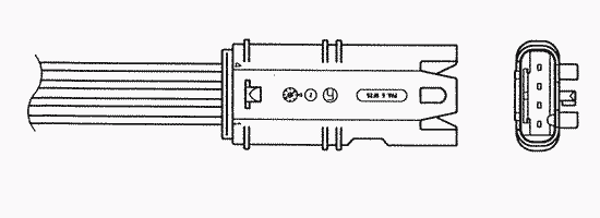 OZA630-BM1 NGK sonda lambda, sensor de oxigênio