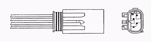 5754 NTK sonda lambda, sensor de oxigênio