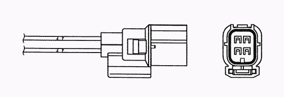 0075 NGK sonda lambda, sensor de oxigênio depois de catalisador