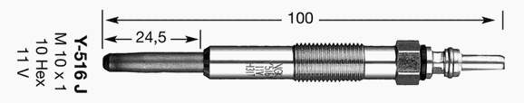 6416 NGK vela de incandescência