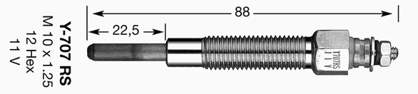 4937 NGK vela de incandescência