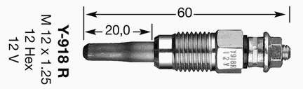 4182 NGK vela de incandescência