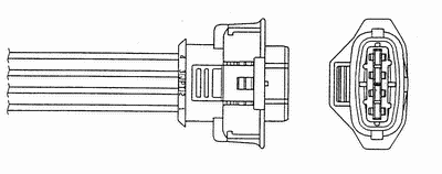 Sonda lambda, sensor de oxigênio 1995 NGK