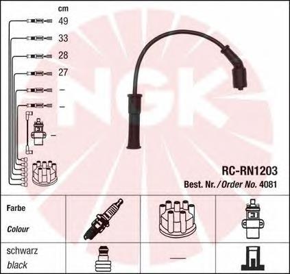 Бронепровода NGK 4081