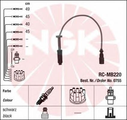Бронепровода NGK 0755