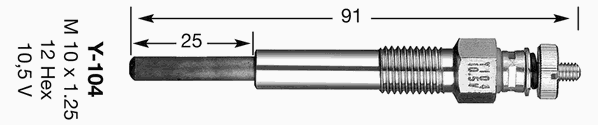 Vela de incandescência 6425 NGK