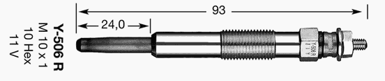 4409 NGK vela de incandescência