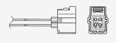 Sonda lambda, sensor de oxigênio depois de catalisador para Mitsubishi Lancer (CY_A, CZ_A)