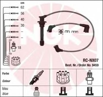 9459 NGK fios de alta voltagem, kit