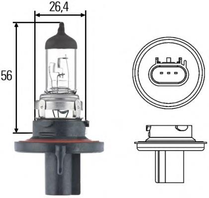 9008 Philips lâmpada halógena