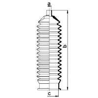 83923 GKN-Spidan bota de proteção do mecanismo de direção (de cremalheira)