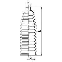 83990 GKN-Spidan bota de proteção do mecanismo de direção (de cremalheira)