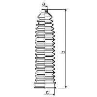 Bota de proteção do mecanismo de direção (de cremalheira) D9182C Autofren