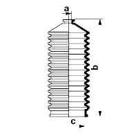 Пыльник тяги GKN-Spidan 83963 цена, от 58.93 USD