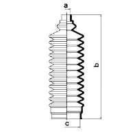 Bota de proteção do mecanismo de direção (de cremalheira) Alfa Romeo Giulietta 116