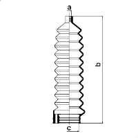 Пыльник рулевой рейки 83645 GKN-Spidan