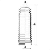 Bota de proteção do mecanismo de direção (de cremalheira) 37857 Impergom