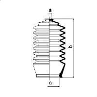 Пыльник рулевого механизма (рейки) VKJP2107 SKF