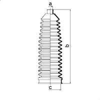 Пыльник рейки GKN-Spidan 83782