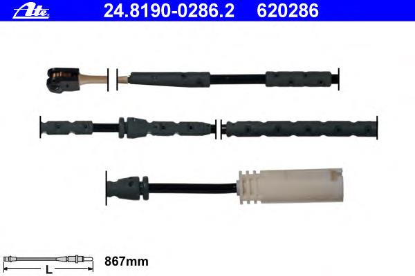 Датчик износа колодок ATE 24819002862