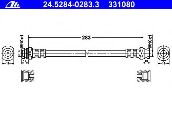 Купить 5157083E00 Suzuki Задний тормозной шланг