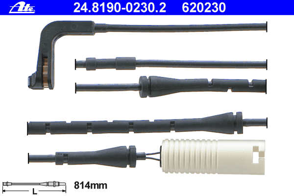 24819002302 ATE sensor dianteiro de desgaste das sapatas do freio