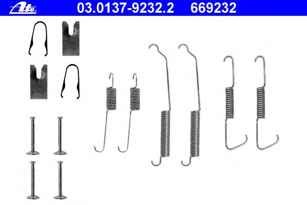 03.0137-9232.2 ATE kit de reparação das sapatas do freio